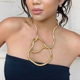 KeerSieraad™ Flexibele Ketting | 4-in-1 Draagstijl | Goudkleurig & Hypoallergeen