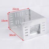 Automatische Muizenval | Diervriendelijk & Gifvrij | Herbruikbare Metaalval | Vangt Meerdere Muizen Tegelijk | 30×22×15 cm