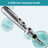 PijnPen™ Acupunctuur Massagepen | Elektrische Pijnverlichting | 9 Intensiteitsniveaus