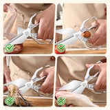 KnipMeester Multifunctionele Keukenschaar | Ultrascherpe Precisie | Ergonomisch & Duurzaam RVS