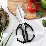 KnipMeester Multifunctionele Keukenschaar | Ultrascherpe Precisie | Ergonomisch & Duurzaam RVS