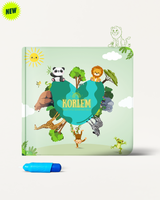 KleurenWonder™ Magisch Waterkleurboek | Herbruikbaar | Geen Rommel, Alleen Plezier