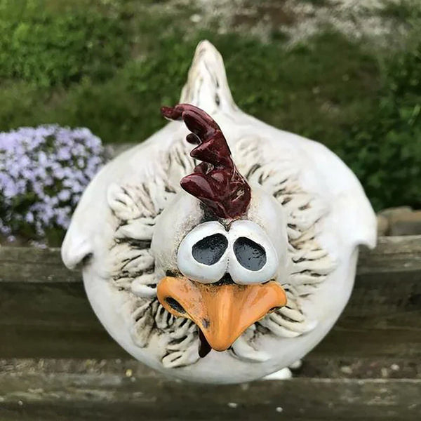 ChickenDeko™ Tuinkipfiguren