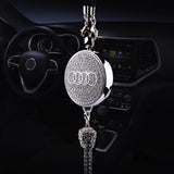 Auto-logo parfumhanger | Kristal & zinklegering | Sprankelende decoratie & cadeau-idee