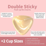 Dames Push-Up BH Pads | Onzichtbare Lift Inlegstukken | Zelfklevend & Herbruikbaar