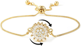 Zonnebloem Armband | Verandert van Kleur | Symbool van Vreugde & Positiviteit
