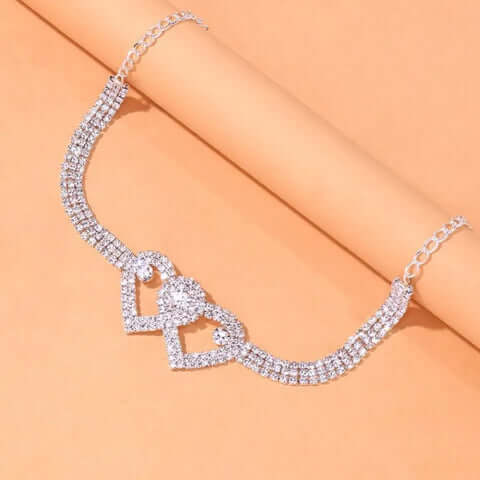 1+1 Gratis | LiefDesenkelbandje™ Elegante Hart Enkelband