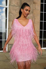 Monica™ Sexy Franje Jurk