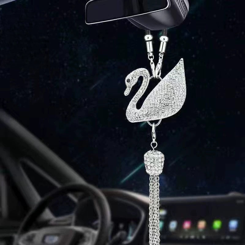 Auto-logo parfumhanger | Kristal & zinklegering | Sprankelende decoratie & cadeau-idee