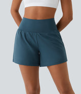 FlexiYoga™ 2-in-1 yogashort met hoge taille