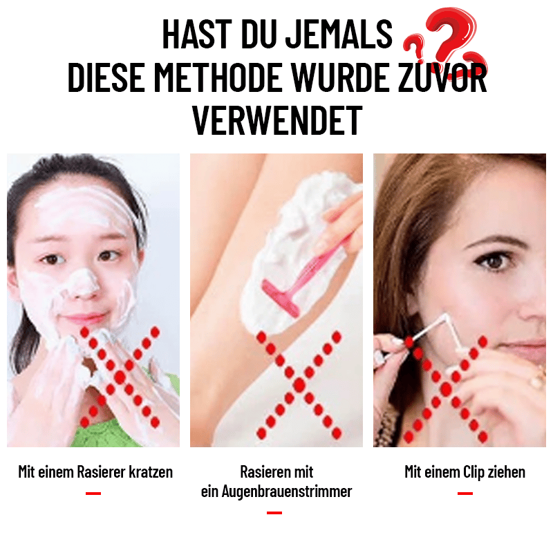 Gezichtsontharer | Handmatig | Pijnloos | Roestvrij Staal | Compact & Draagbaar
