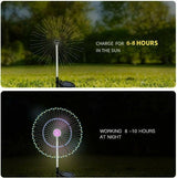 Solar Feuerwerk Lichtketting | 90 LED | Warmwit & Multicolor | IP65 | 95 cm