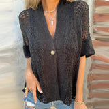 Claudia™ Gebreide Holle Cardigan