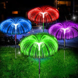 Solar Tuinlamp | Kikkerdril Jellyfish Design | Warm Wit & Kleurenwissel | 75 cm | Waterdicht