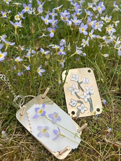 Mini Bloemenpers | Handgemaakt | Compact Formaat 35x50mm | Inclusief Herbarium Droogpapier
