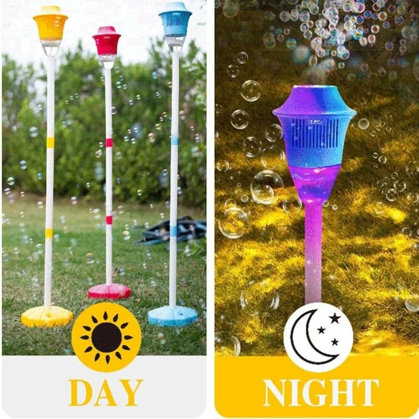 Bubbellamp met LED Licht & Muziek | Lekvrij & Draagbaar | 30x19 cm