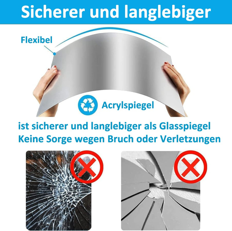 StevigeSpiegel | Onbreekbare Spiegeloplossing | Lichtgewicht & Veilig | Acryl Glas