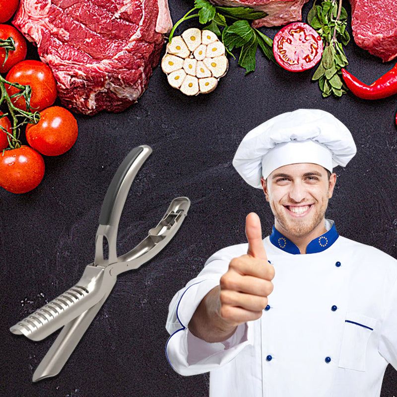 Ribmembranen Verwijderaar | Roestvrij Staal | Ergonomisch Handvat | BBQ & Keukenhulp