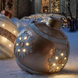Kerst Opblaasbare Bal | Buitendecoratie | Weerbestendig PVC | 60 cm | 11 Stijlen