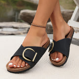 Flat Classic Sandalen voor Vrouwen | Band met Gesp