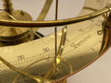 Interactief Zonnestelsel Model | 9 Planeten & 28 Manen | Messing Tandwielen & Halfedelstenen