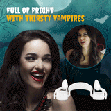 Halloween Vampier Tanden | Realistische Retractable Hoektanden | Cosplay Accessoire