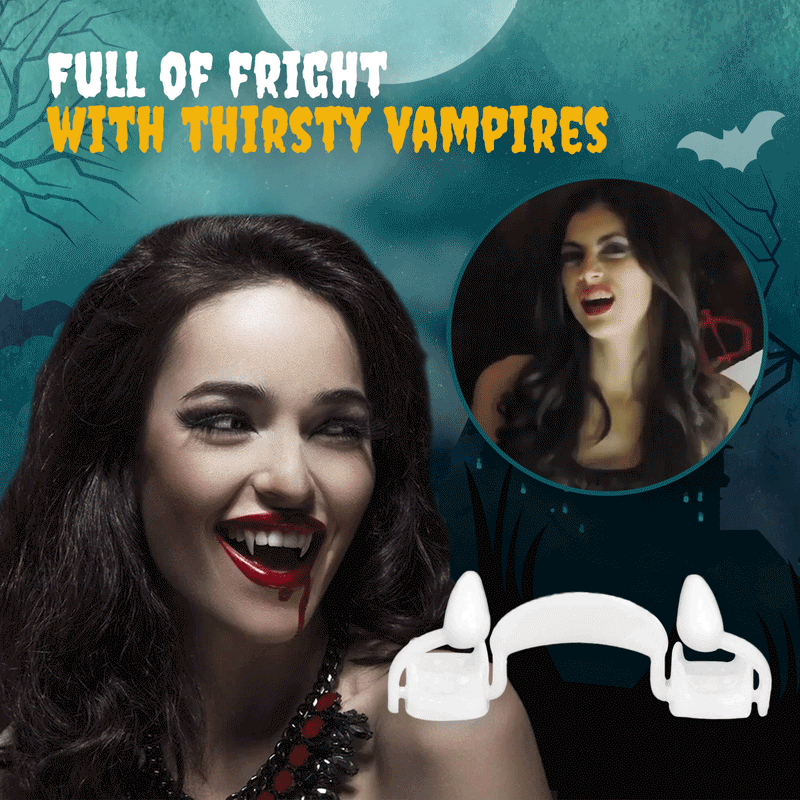 Halloween Vampier Tanden | Realistische Retractable Hoektanden | Cosplay Accessoire