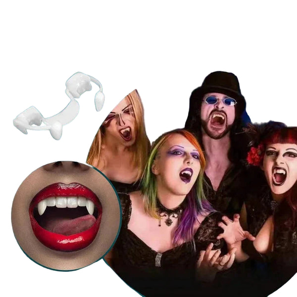 Halloween Vampier Tanden | Realistische Retractable Hoektanden | Cosplay Accessoire