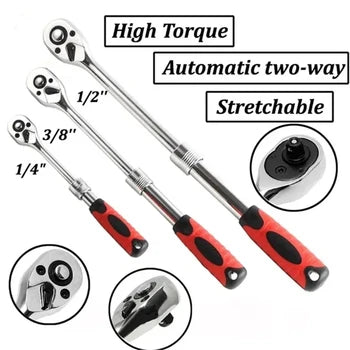 Elektrische Ratelsleutel | Compact Design | 31-delige Set met Opbergkoffer