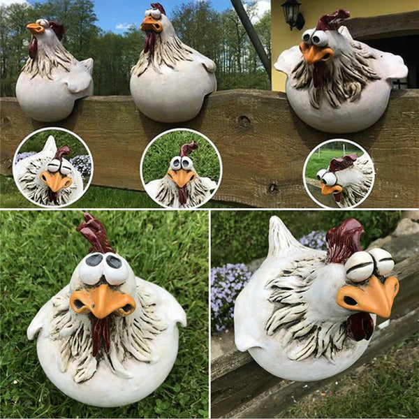 ChickenDeko™ Tuinkipfiguren