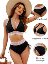 Margaretha™ Bikinisets met Hoge Taille en Buikje