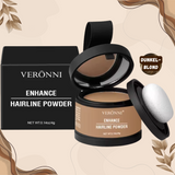 Haarpoeder voor Dekkende Haarlijn & Wenkbrauwen | Waterproof & Langhoudend | Compact Reisset 4 g