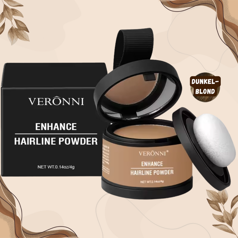 Haarpoeder voor Dekkende Haarlijn & Wenkbrauwen | Waterproof & Langhoudend | Compact Reisset 4 g