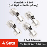 Scharnierversterker | VastZeker™ | RVS Bevestigingsplaat | Verstevigt Deur & Kastscharnieren