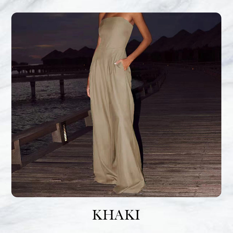Madeleine™ Mouwloze jumpsuit met zakken