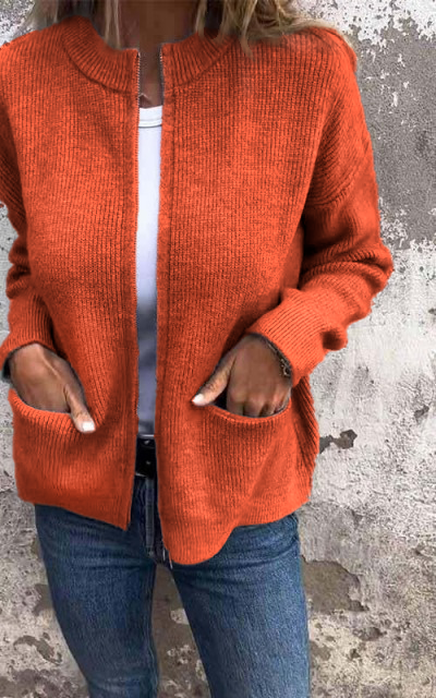 Dames Gebreide Trui | Lichtgewicht & Warm | Ronde Hals | Lange Mouw | Grote Maten S–5XL