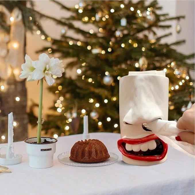 Tissuebox Houder | Grappig Neus Ontwerp | Handgemaakt Decoratief Accessoire