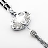 Auto-logo parfumhanger | Kristal & zinklegering | Sprankelende decoratie & cadeau-idee