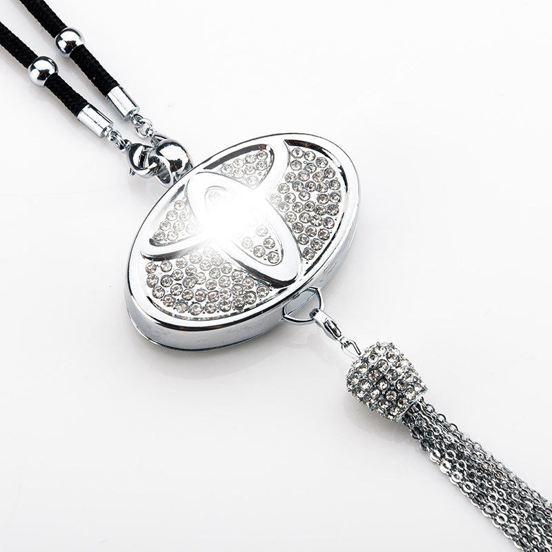 Auto-logo parfumhanger | Kristal & zinklegering | Sprankelende decoratie & cadeau-idee