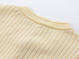 Dora™ | Dames Gebreide Midi-Jurk | Elegant met Knoopsluiting en Uitlopende Korte Mouwen
