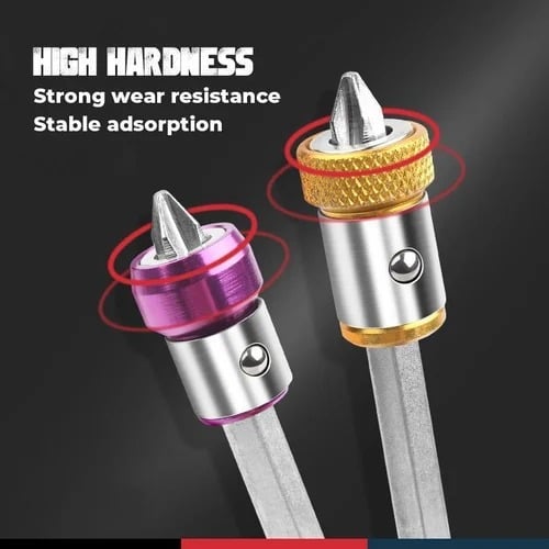 Magnetische Schroevendraaier Ring | Aluminium | Sterke Schroef Grip | Corrosiebestendig