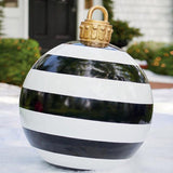 Kerst Opblaasbare Bal | Buitendecoratie | Weerbestendig PVC | 60 cm | 11 Stijlen