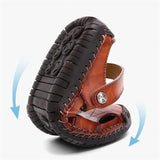 Owen™ Zachte Leren Buitensandalen