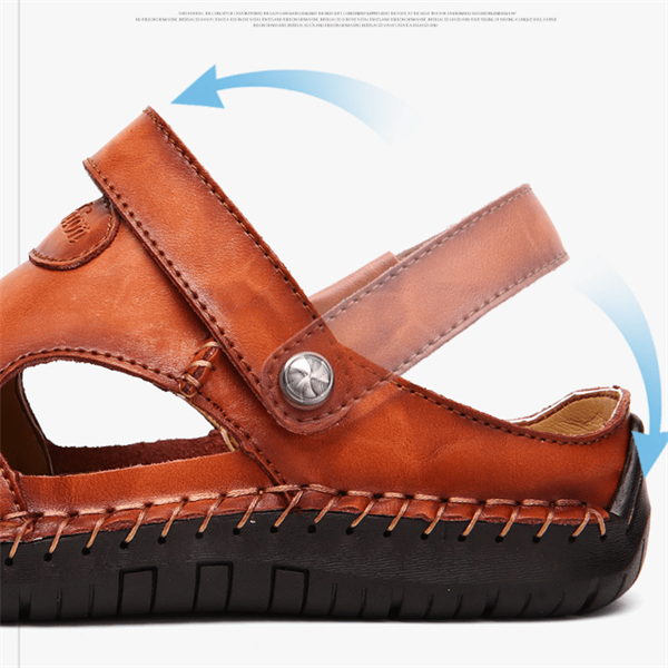Owen™ Zachte Leren Buitensandalen
