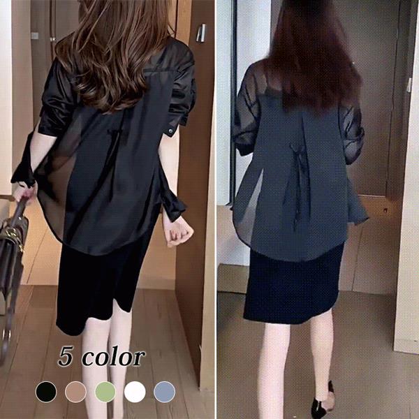 Victoria™ Zomer chiffon overhemd