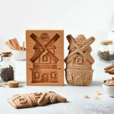 Houten Koekjesvorm | Uitsteker & Stempel | Beukenhout | Diverse Dierenmotieven