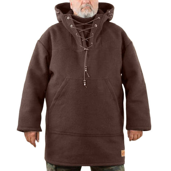 Heren Outdoor Anorak Jas | Stormbestendig | Gebreide Textuur | Winterjack
