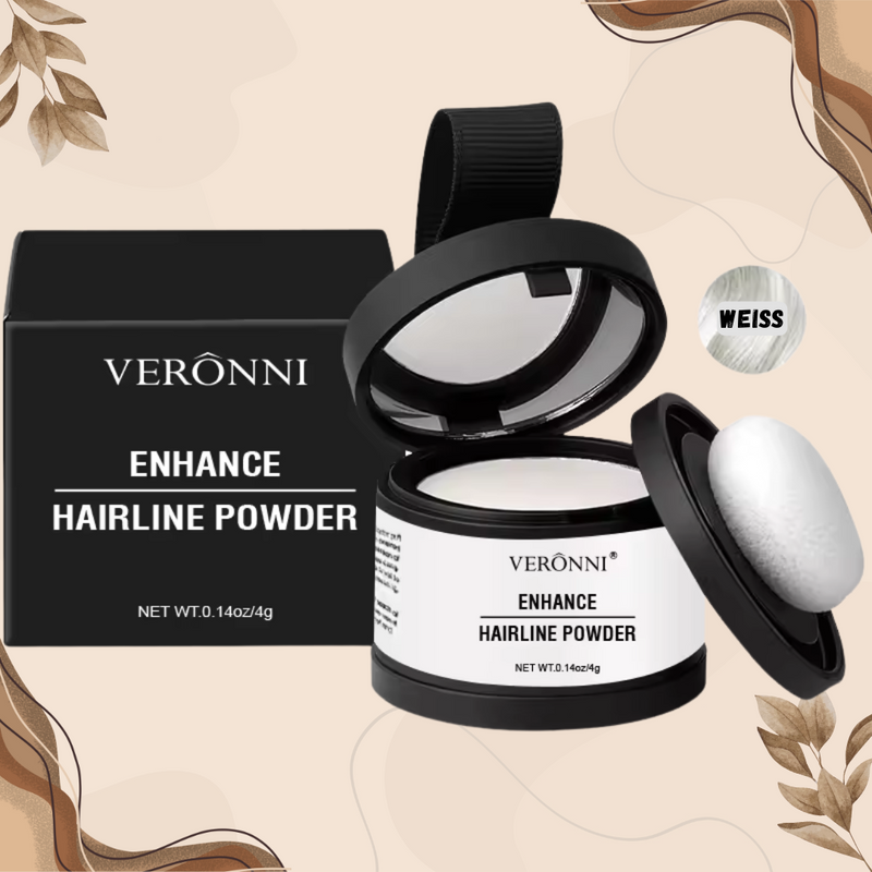 Haarpoeder voor Dekkende Haarlijn & Wenkbrauwen | Waterproof & Langhoudend | Compact Reisset 4 g
