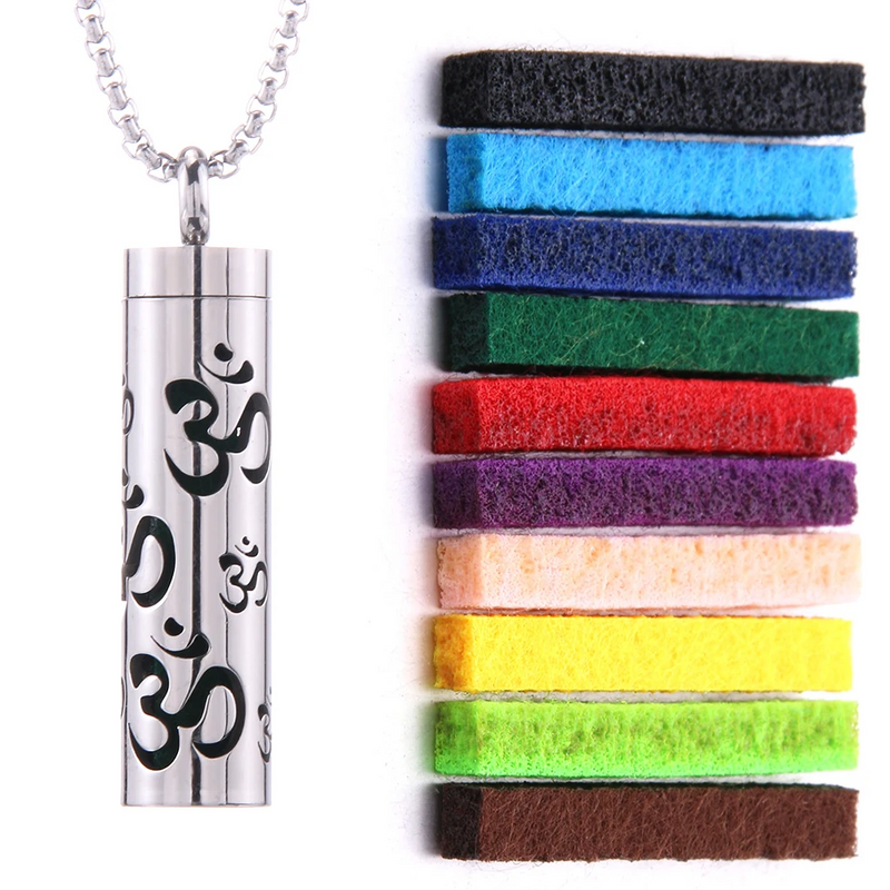 Aroma Hanger Ketting | Geur Sieraad | Roestvrij Staal | 60 cm