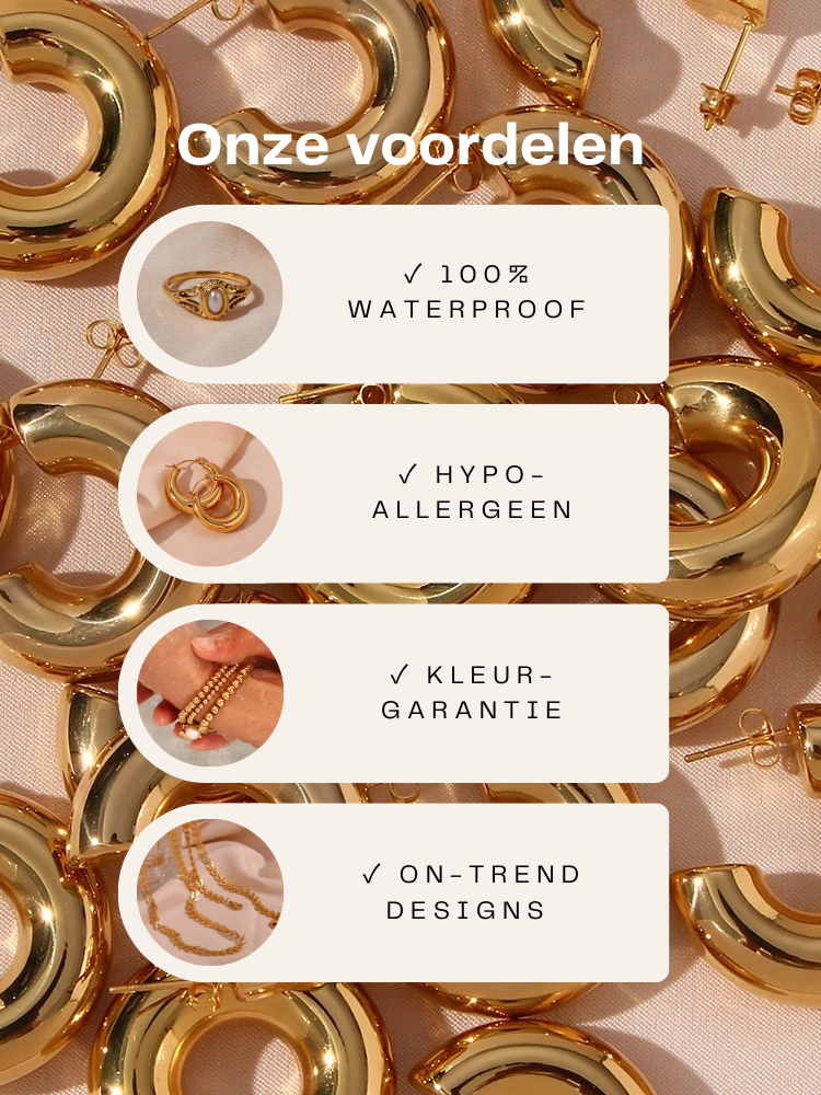 EleganceDrop™ Gouden Druppel Oorbellen